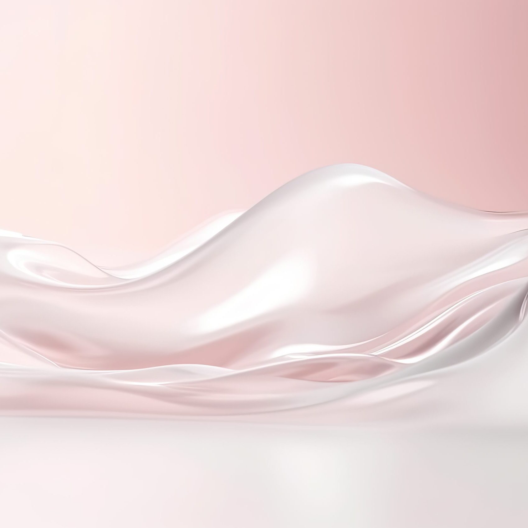 Liquid serum or hyaluronic acid splash on light pastel background